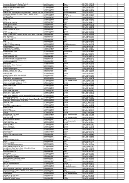 TAS productielijst # seizoen 2007-2008 kalenderjaar 2008. xls - VSCD