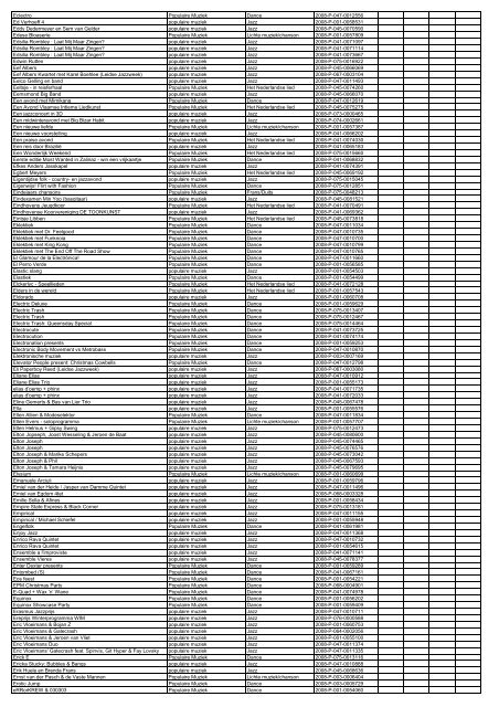 TAS productielijst # seizoen 2007-2008 kalenderjaar 2008. xls - VSCD