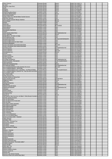 TAS productielijst # seizoen 2007-2008 kalenderjaar 2008. xls - VSCD