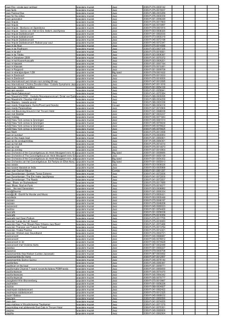 TAS productielijst # seizoen 2007-2008 kalenderjaar 2008. xls - VSCD