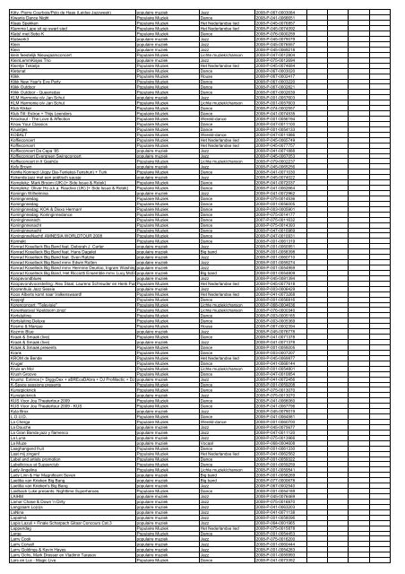 TAS productielijst # seizoen 2007-2008 kalenderjaar 2008. xls - VSCD