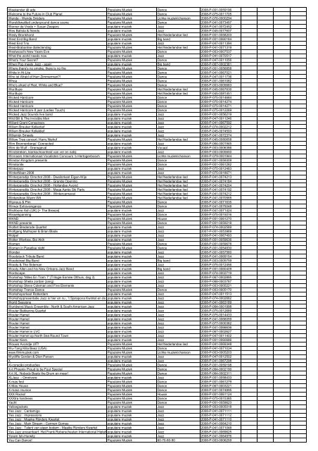 TAS productielijst # seizoen 2007-2008 kalenderjaar 2008. xls - VSCD