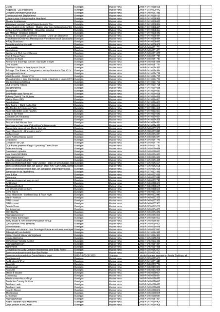 TAS productielijst # seizoen 2007-2008 kalenderjaar 2008. xls - VSCD