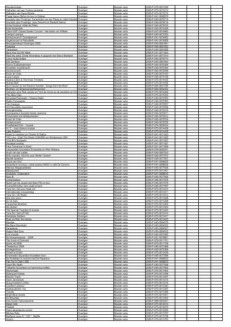 TAS productielijst # seizoen 2007-2008 kalenderjaar 2008. xls - VSCD