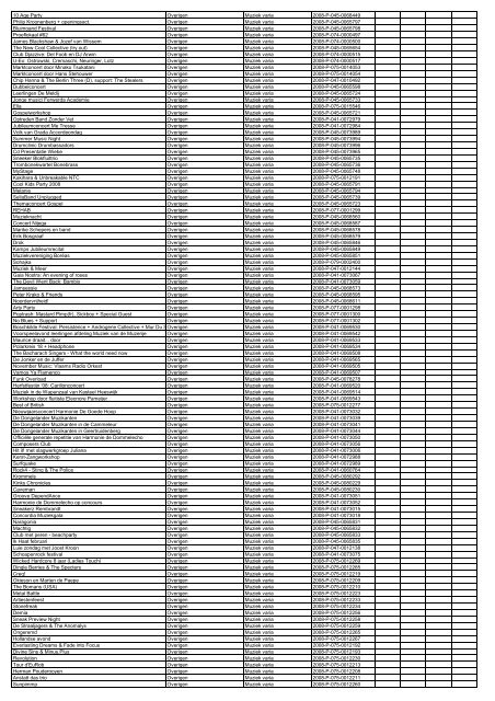 TAS productielijst # seizoen 2007-2008 kalenderjaar 2008. xls - VSCD