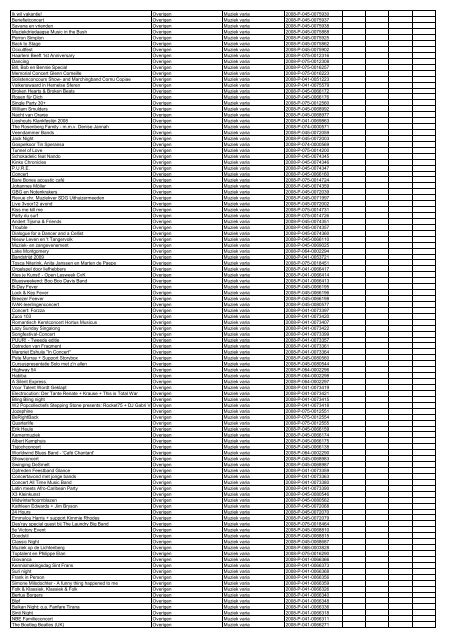 TAS productielijst # seizoen 2007-2008 kalenderjaar 2008. xls - VSCD