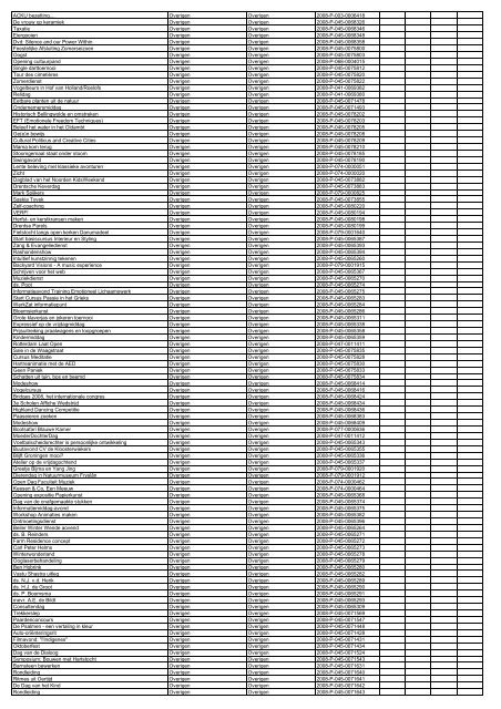 TAS productielijst # seizoen 2007-2008 kalenderjaar 2008. xls - VSCD