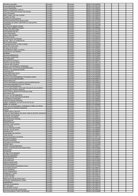 TAS productielijst # seizoen 2007-2008 kalenderjaar 2008. xls - VSCD