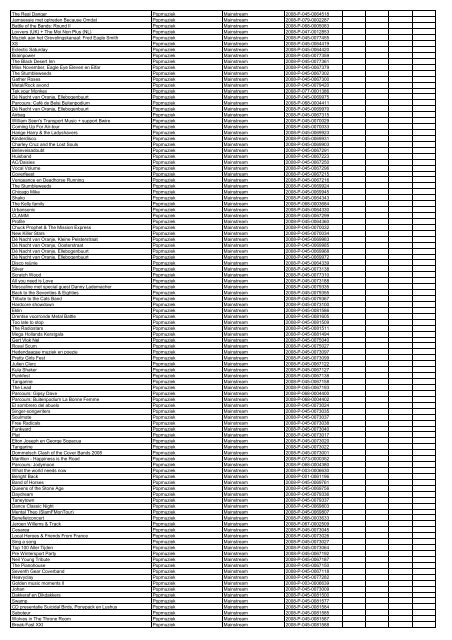 TAS productielijst # seizoen 2007-2008 kalenderjaar 2008. xls - VSCD