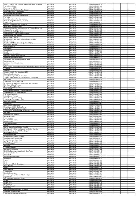 TAS productielijst # seizoen 2007-2008 kalenderjaar 2008. xls - VSCD