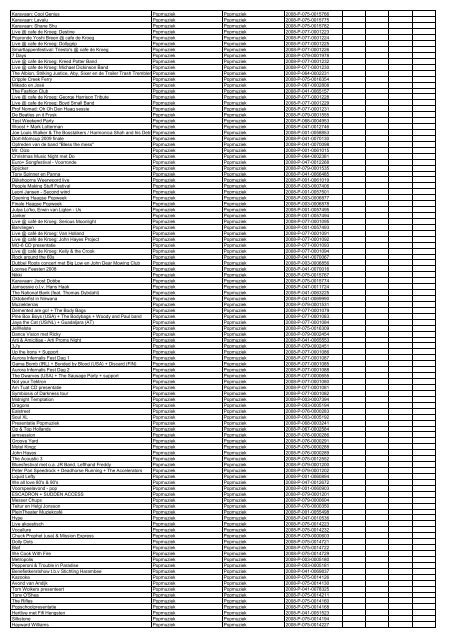 TAS productielijst # seizoen 2007-2008 kalenderjaar 2008. xls - VSCD