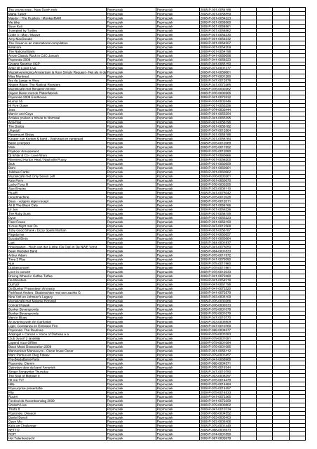 TAS productielijst # seizoen 2007-2008 kalenderjaar 2008. xls - VSCD