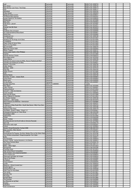 TAS productielijst # seizoen 2007-2008 kalenderjaar 2008. xls - VSCD