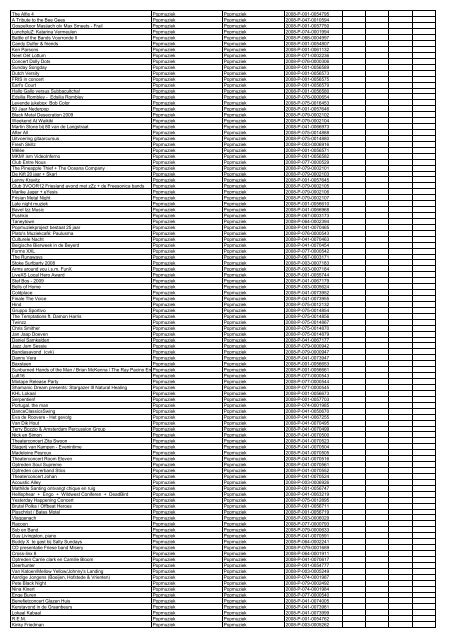 TAS productielijst # seizoen 2007-2008 kalenderjaar 2008. xls - VSCD