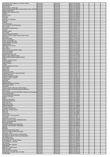 TAS productielijst # seizoen 2007-2008 kalenderjaar 2008. xls - VSCD