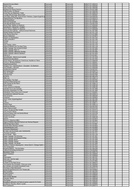 TAS productielijst # seizoen 2007-2008 kalenderjaar 2008. xls - VSCD