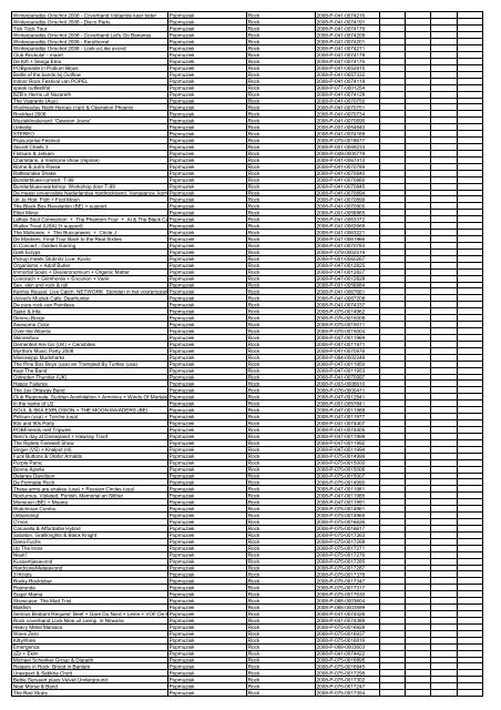 TAS productielijst # seizoen 2007-2008 kalenderjaar 2008. xls - VSCD