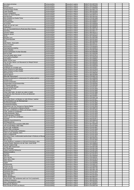 TAS productielijst # seizoen 2007-2008 kalenderjaar 2008. xls - VSCD