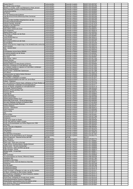 TAS productielijst # seizoen 2007-2008 kalenderjaar 2008. xls - VSCD