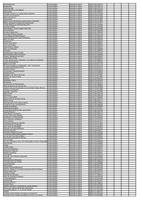 TAS productielijst # seizoen 2007-2008 kalenderjaar 2008. xls - VSCD