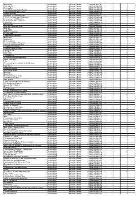 TAS productielijst # seizoen 2007-2008 kalenderjaar 2008. xls - VSCD