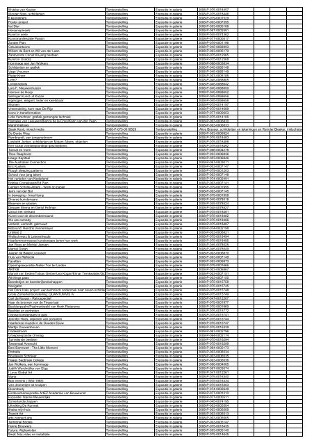 TAS productielijst # seizoen 2007-2008 kalenderjaar 2008. xls - VSCD