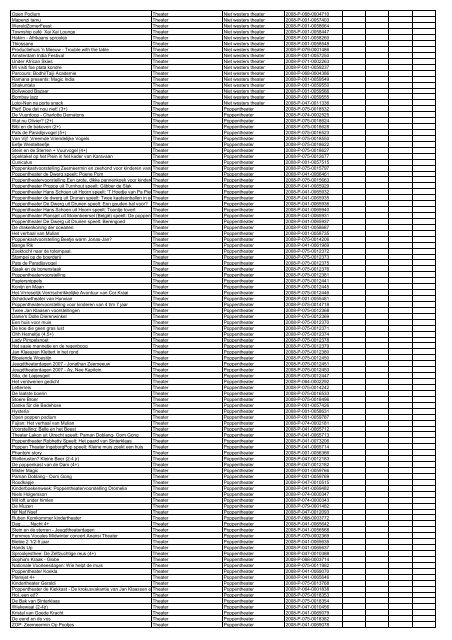 TAS productielijst # seizoen 2007-2008 kalenderjaar 2008. xls - VSCD