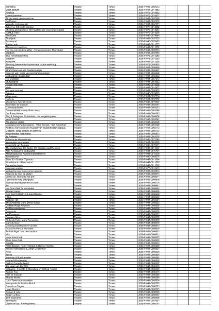 TAS productielijst # seizoen 2007-2008 kalenderjaar 2008. xls - VSCD