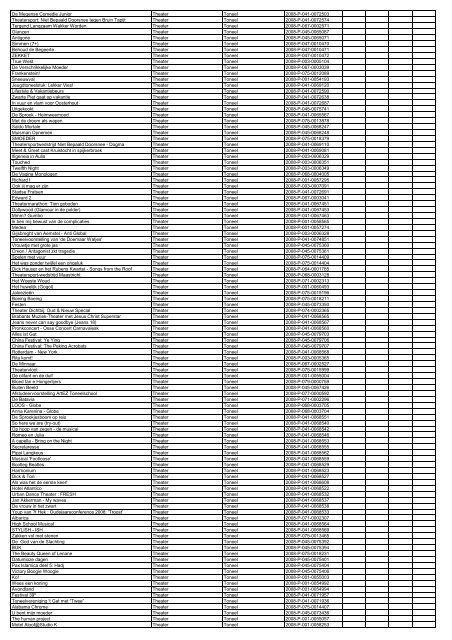 TAS productielijst # seizoen 2007-2008 kalenderjaar 2008. xls - VSCD