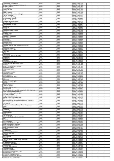 TAS productielijst # seizoen 2007-2008 kalenderjaar 2008. xls - VSCD