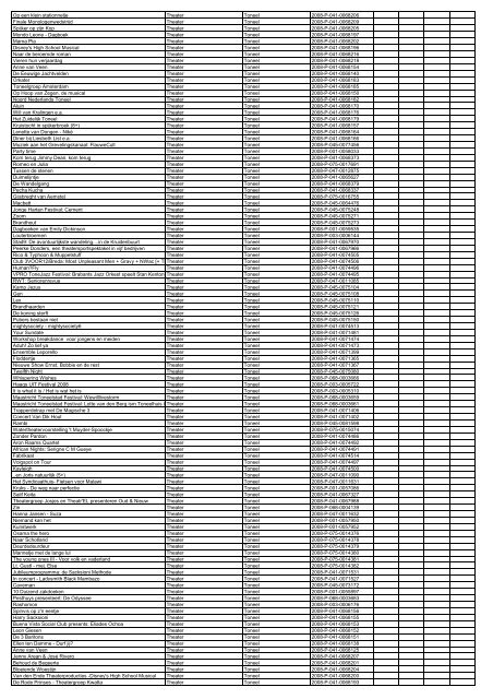 TAS productielijst # seizoen 2007-2008 kalenderjaar 2008. xls - VSCD