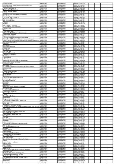 TAS productielijst # seizoen 2007-2008 kalenderjaar 2008. xls - VSCD