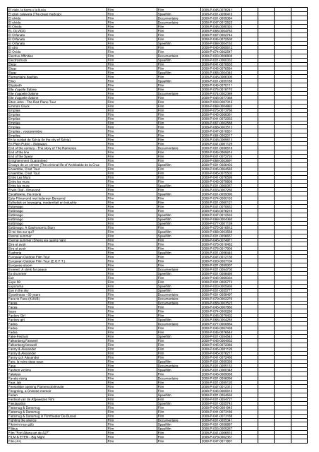 TAS productielijst # seizoen 2007-2008 kalenderjaar 2008. xls - VSCD