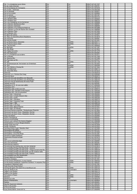 TAS productielijst # seizoen 2007-2008 kalenderjaar 2008. xls - VSCD