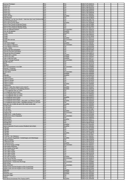 TAS productielijst # seizoen 2007-2008 kalenderjaar 2008. xls - VSCD