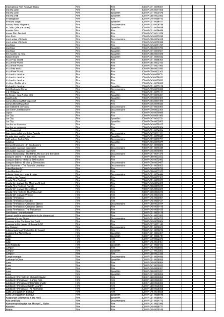 TAS productielijst # seizoen 2007-2008 kalenderjaar 2008. xls - VSCD