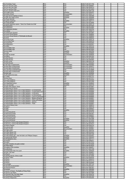 TAS productielijst # seizoen 2007-2008 kalenderjaar 2008. xls - VSCD