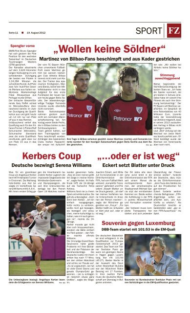 FZ - Sonntag in Franken E-Paper - Nordbayerischer Kurier