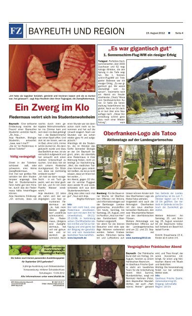 FZ - Sonntag in Franken E-Paper - Nordbayerischer Kurier