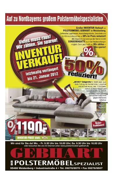 Preis-Knaller Preis-Knaller - Epaper.fraenkischezeitung.de ...