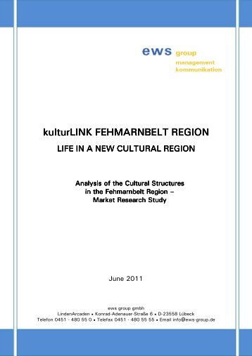 kulturLINK FEHMARNBELT REGION - Femern Belt Development