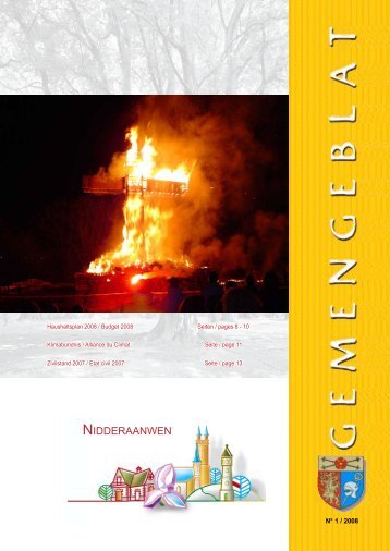 2008 - Bulletin numéro 1 - Niederanven