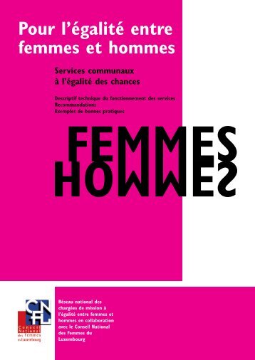 Pour l'égalité entre femmes et hommes - Esch sur Alzette