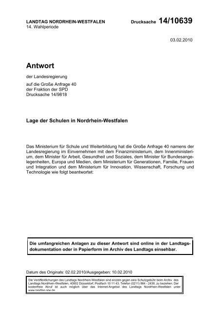 Antwort Gew