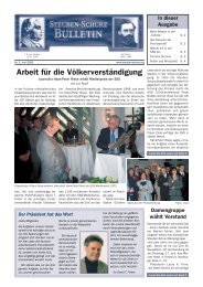 Bulletin Juni 2003 - Steuben-Schurz-Gesellschaft