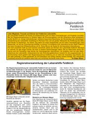 Regionalinfo Feldkirch - Lebenshilfe Vorarlberg