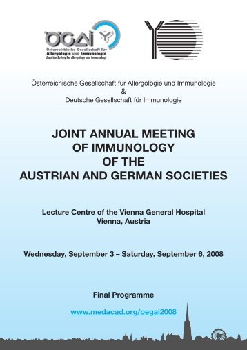 final_programme.pdf (2,6MB) - Vienna Medical Academy