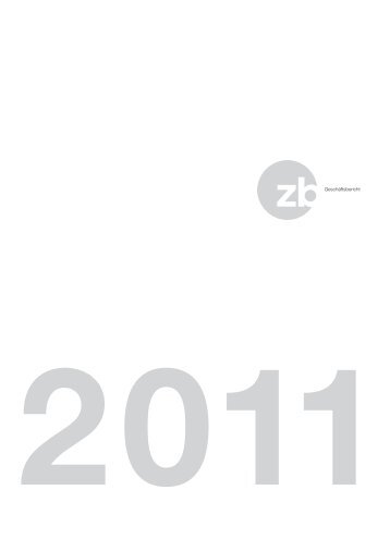 Geschäftsbericht 2011 - Zentralbahn