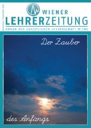 No ve mber / Deze mber 200 7 - CLW - Christliche Lehrerschaft Wiens