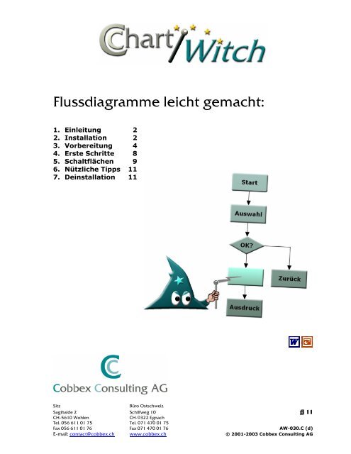 Flussdiagramme leicht gemacht: - Cobbex Consulting AG